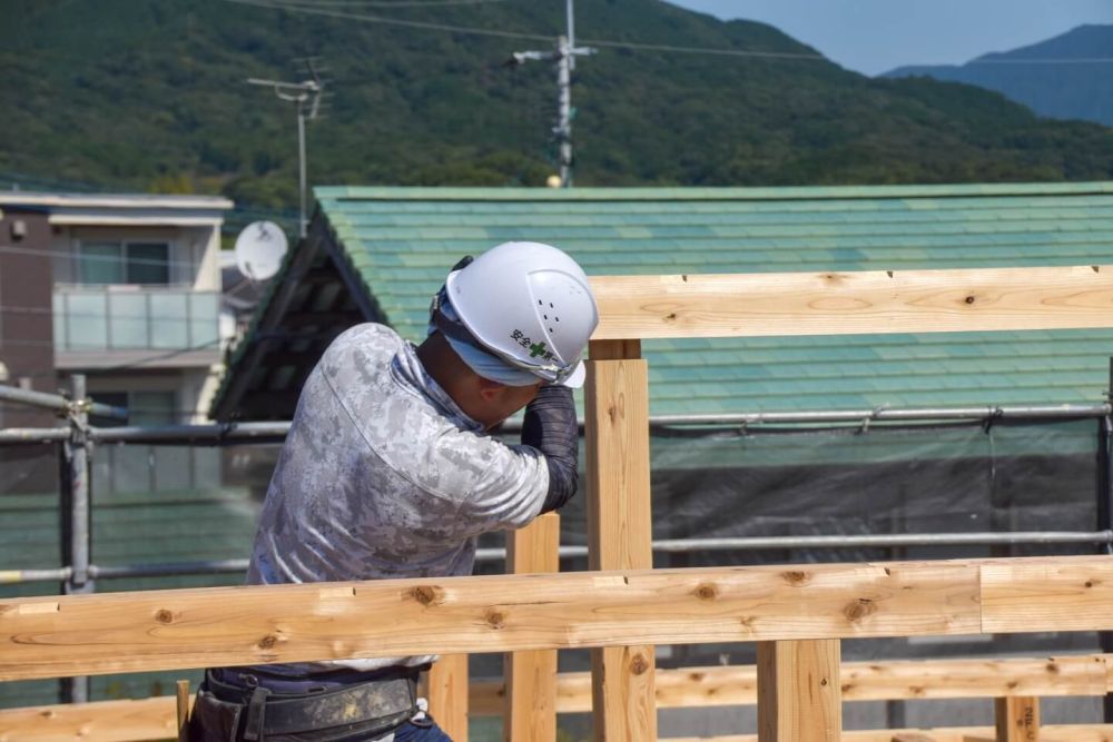 福岡県太宰府市08　注文住宅建築現場リポート③　～上棟式～