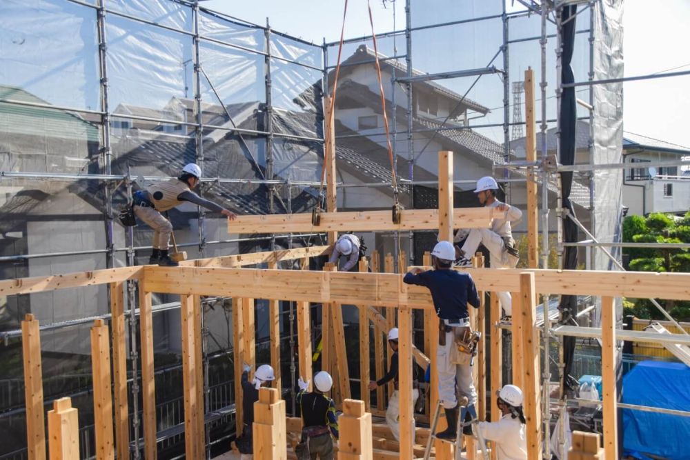 福岡県太宰府市08　注文住宅建築現場リポート③　～上棟式～