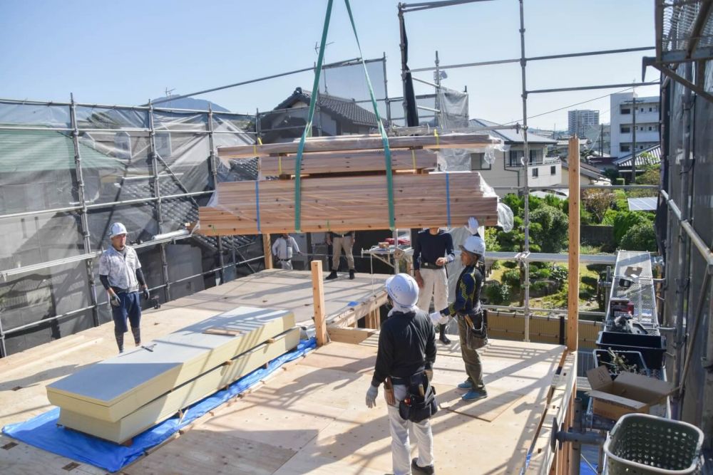 「太宰府市08」注文住宅現場リポート③【上棟式】