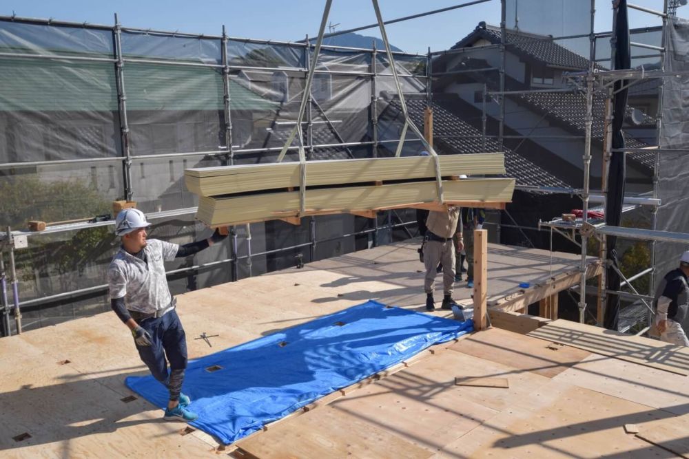 「太宰府市08」注文住宅現場リポート③【上棟式】