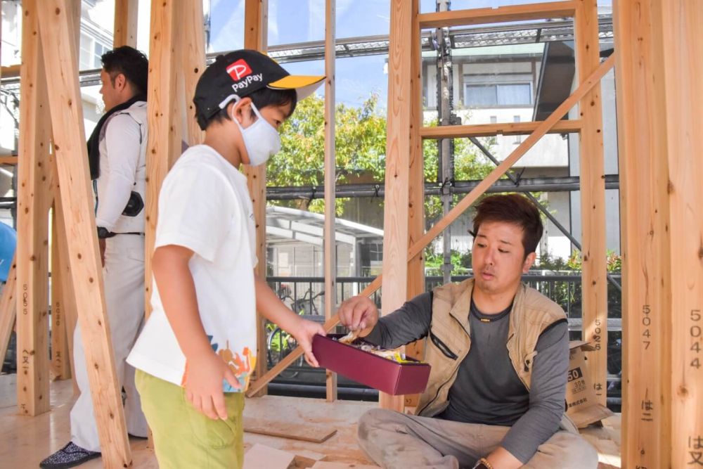 「太宰府市08」注文住宅現場リポート③【上棟式】