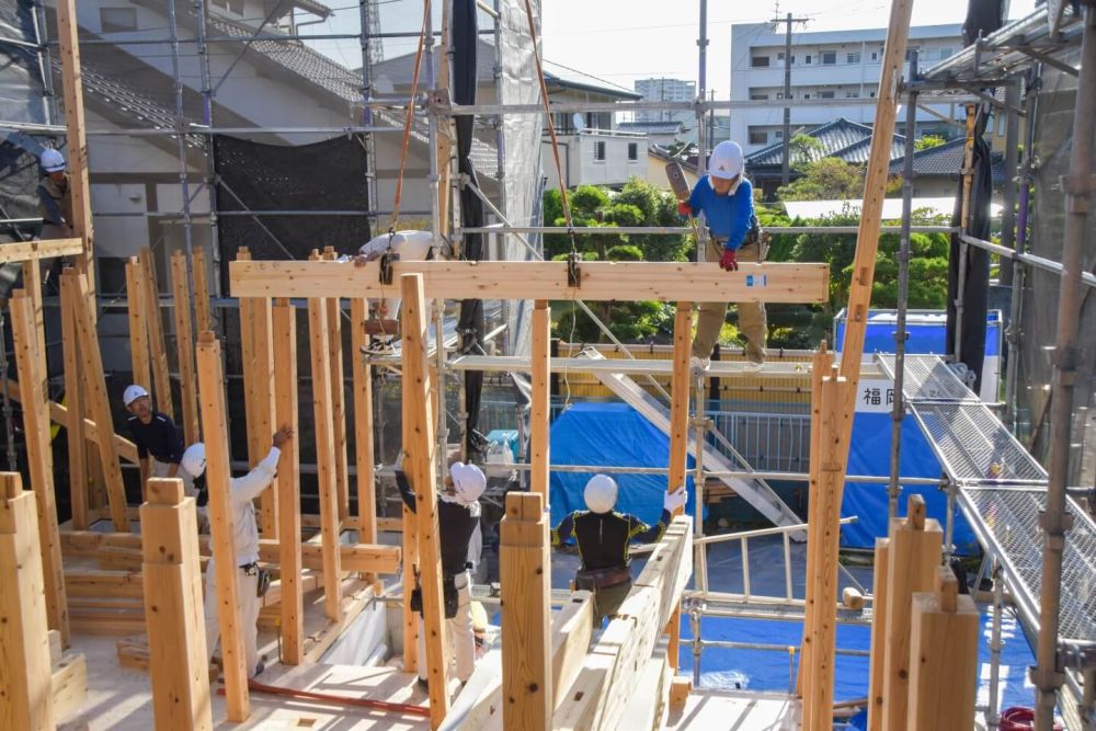 「太宰府市08」注文住宅現場リポート③【上棟式】
