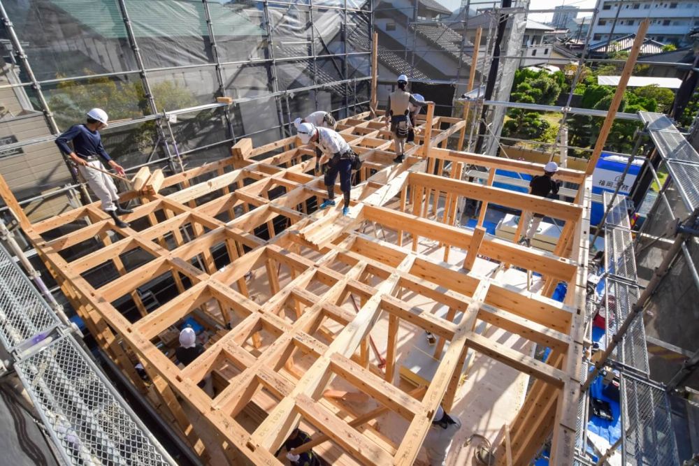 「太宰府市08」注文住宅現場リポート③【上棟式】