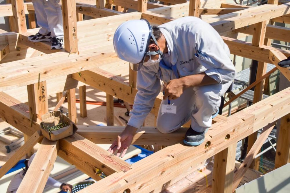 福岡県太宰府市08　注文住宅建築現場リポート③　～上棟式～