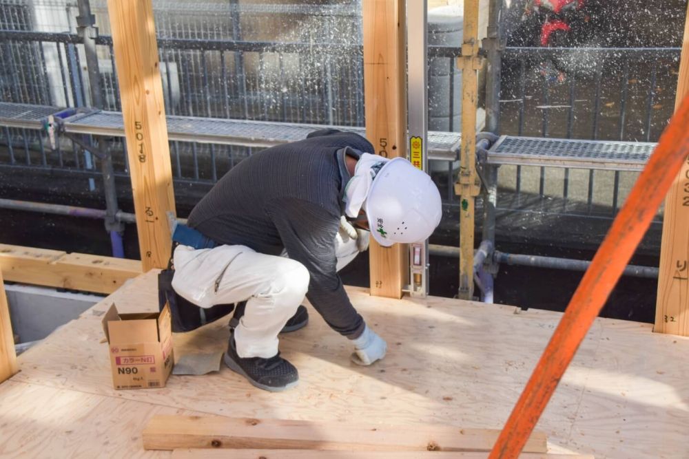 福岡県太宰府市08　注文住宅建築現場リポート③　～上棟式～