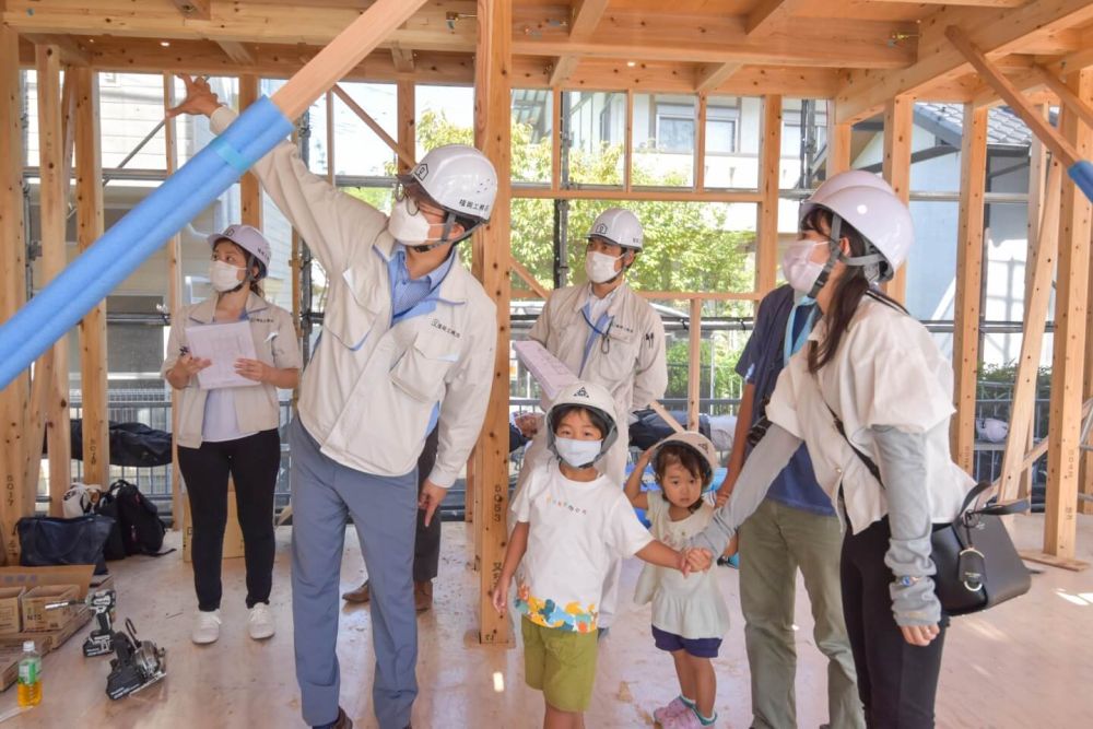 福岡県太宰府市08　注文住宅建築現場リポート③　～上棟式～