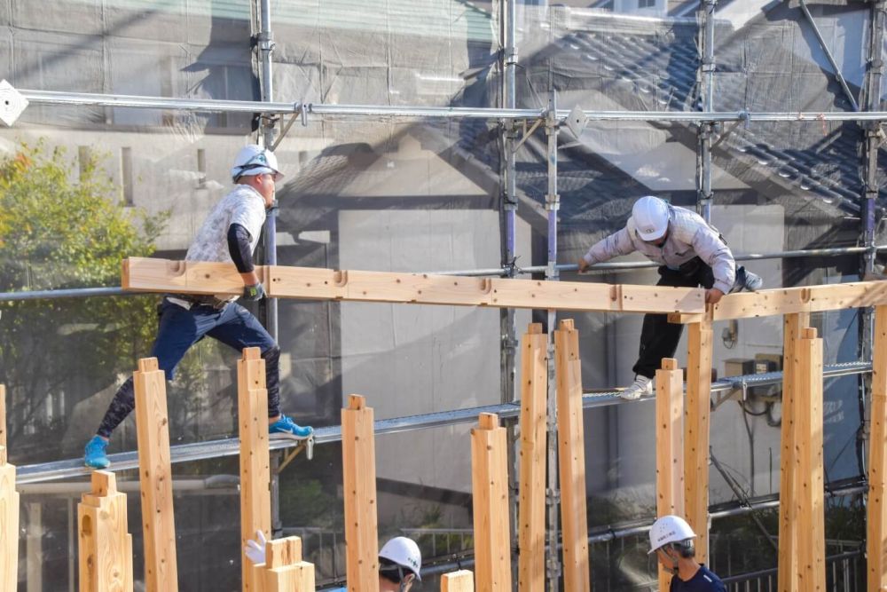 福岡県太宰府市08　注文住宅建築現場リポート③　～上棟式～