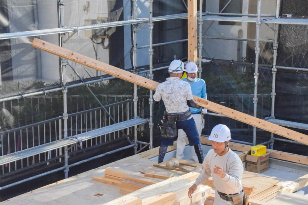 福岡県太宰府市08　注文住宅建築現場リポート③　～上棟式～