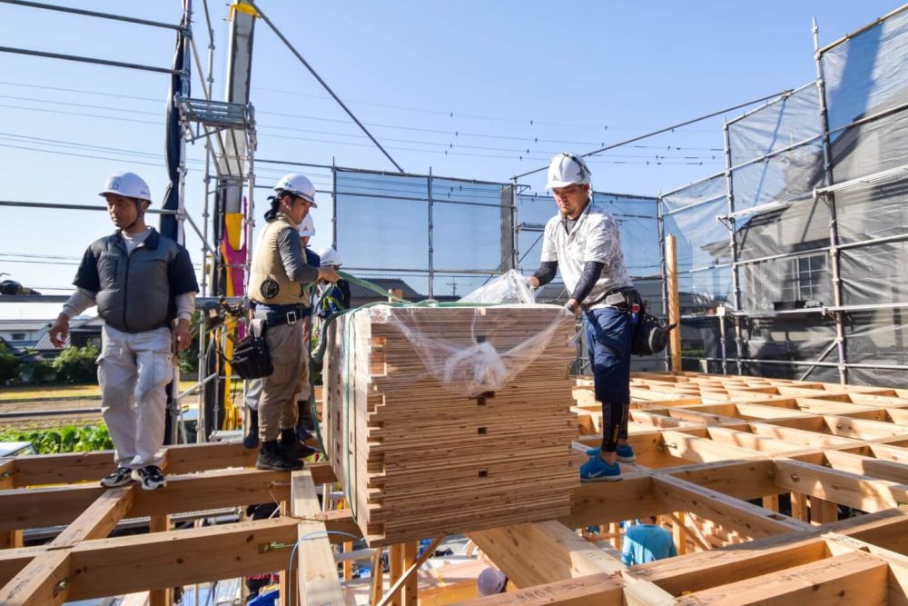 福岡県太宰府市08　注文住宅建築現場リポート③　～上棟式～