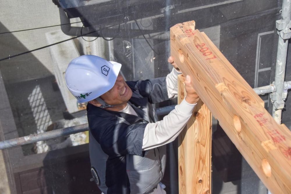 「太宰府市08」注文住宅現場リポート③【上棟式】