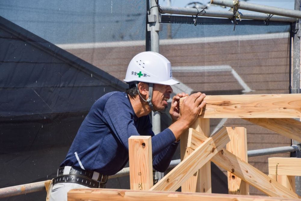 福岡県太宰府市08　注文住宅建築現場リポート③　～上棟式～