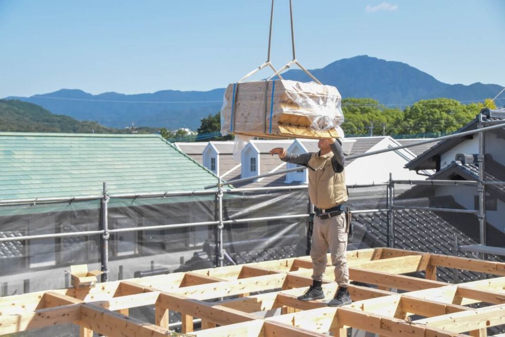 福岡県太宰府市08　注文住宅建築現場リポート③　～上棟式～