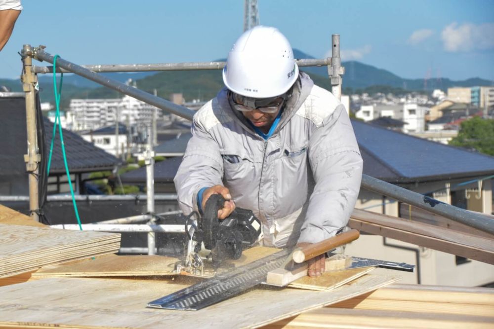 福岡県太宰府市08　注文住宅建築現場リポート③　～上棟式～