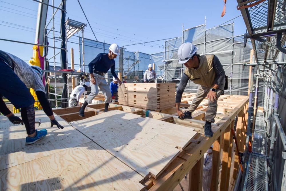 福岡県太宰府市08　注文住宅建築現場リポート③　～上棟式～