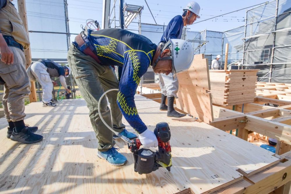 福岡県太宰府市08　注文住宅建築現場リポート③　～上棟式～