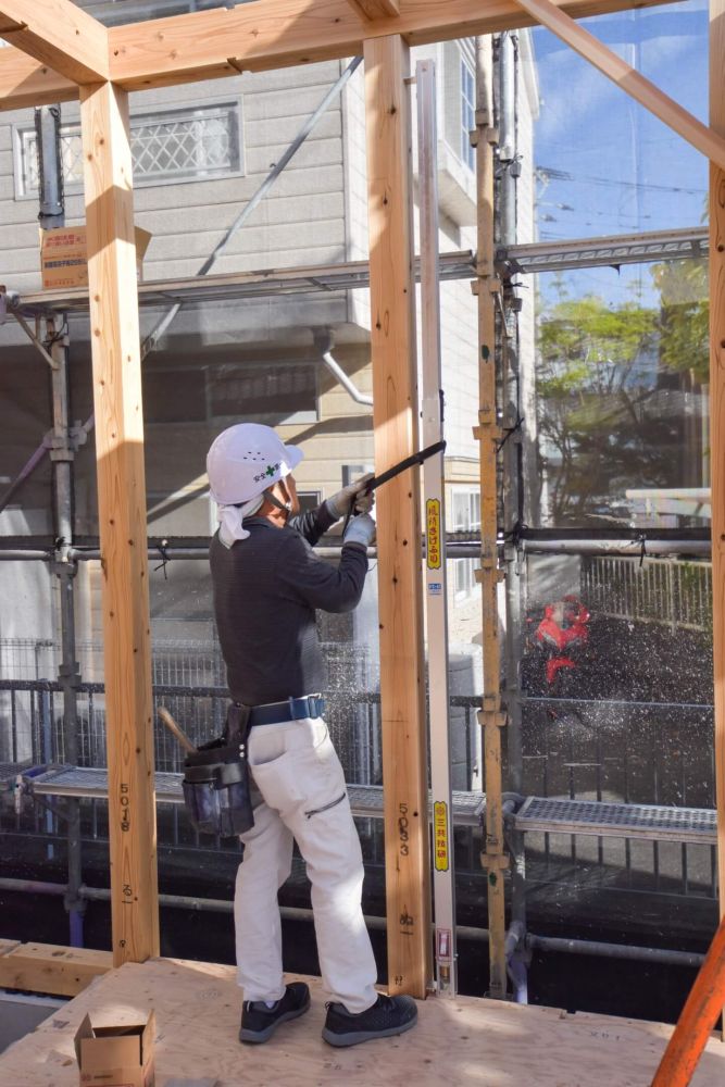 「太宰府市08」注文住宅現場リポート③【上棟式】