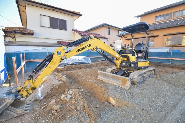 「福岡市南区17」注文住宅現場リポート②【基礎工事】【根切り】