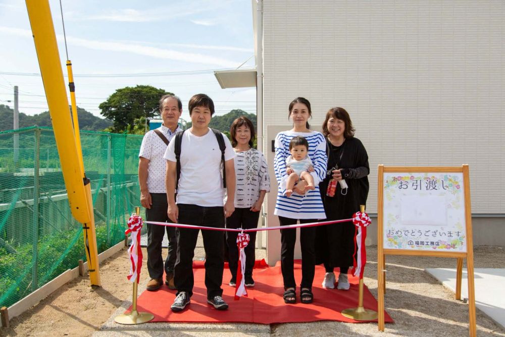 福岡県糟屋郡粕屋町03　注文住宅建築現場リポート⑬　～お引き渡し～