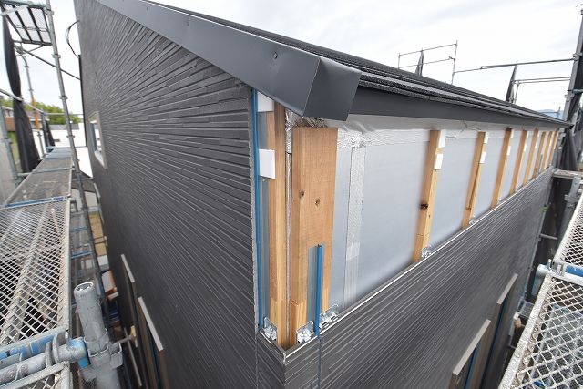 「福岡市南区老司02」注文住宅現場リポート⑨【外装工事】【サイディング】