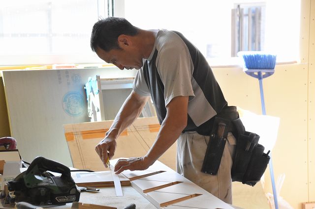「福岡市西区03」注文住宅現場リポート⑩【タイル工事】【タイル】