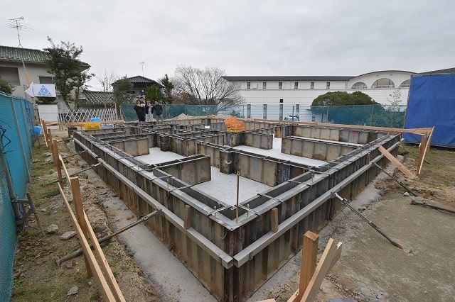 「太宰府市青葉台01」注文住宅現場リポート③【基礎工事】【立ち上がりコン】