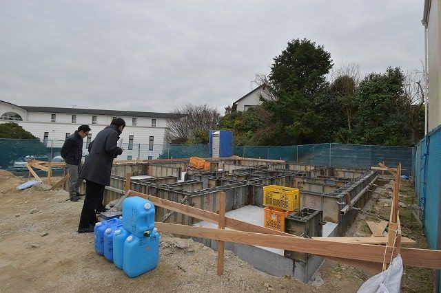 「太宰府市青葉台01」注文住宅現場リポート③【基礎工事】【立ち上がりコン】