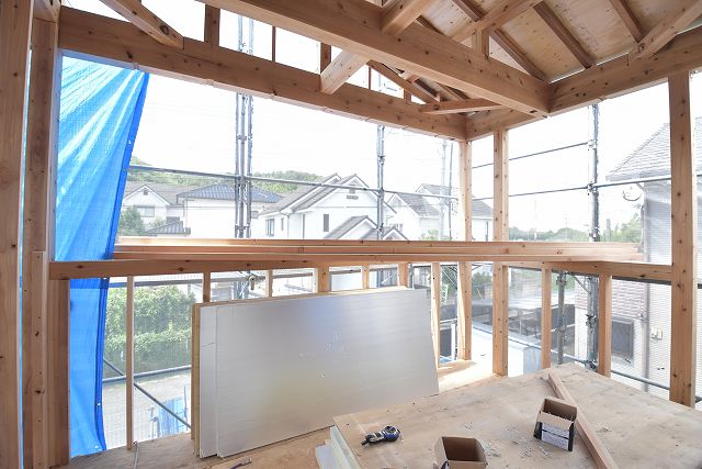 「糟屋郡03」注文住宅現場リポート⑤【木工事】【面材】