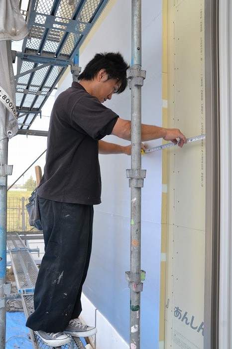 「大野城市02」注文住宅現場リポート⑤【木工事】【外断熱材】