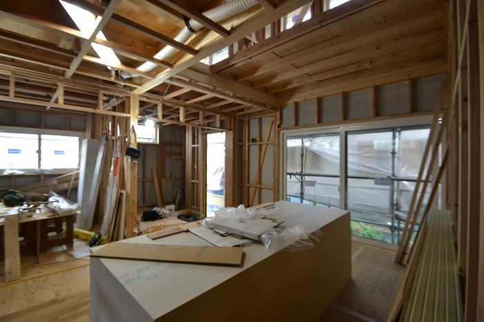 「大野城市01」注文住宅現場リポート⑦【木工事】【床材】