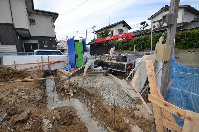 「福岡市南区五十川03」注文住宅現場リポート③【基礎工事】【型枠】