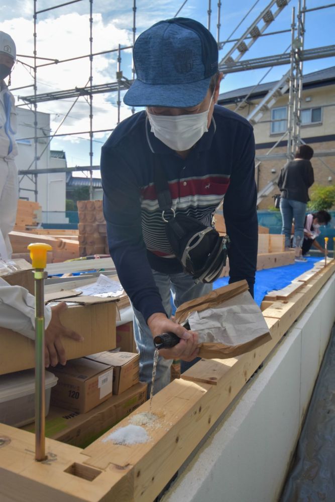 「福岡市城南区07」注文住宅現場リポート④【上棟式】