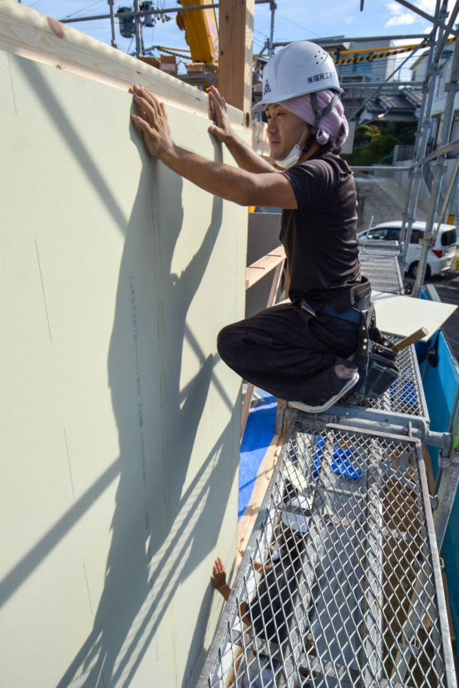 「福岡市城南区07」注文住宅現場リポート④【上棟式】