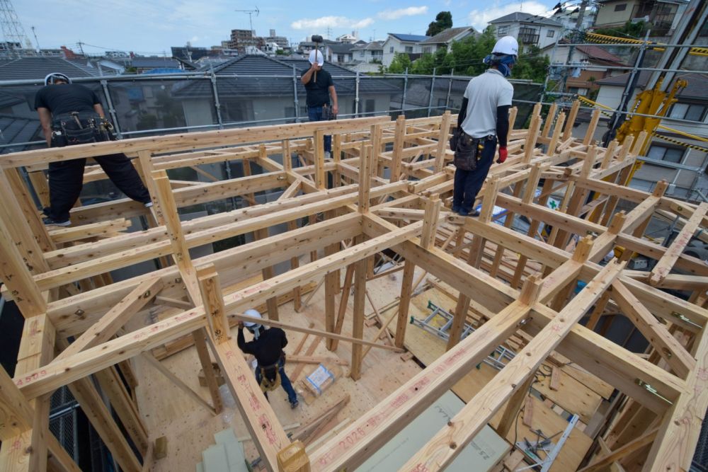 「福岡市城南区07」注文住宅現場リポート④【上棟式】