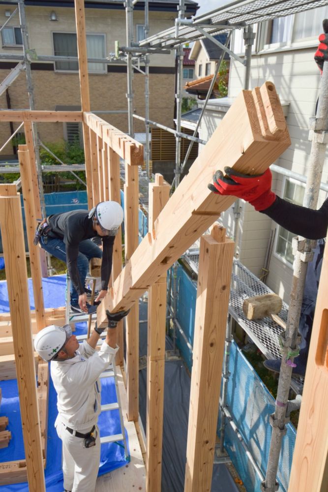 「福岡市城南区07」注文住宅現場リポート④【上棟式】