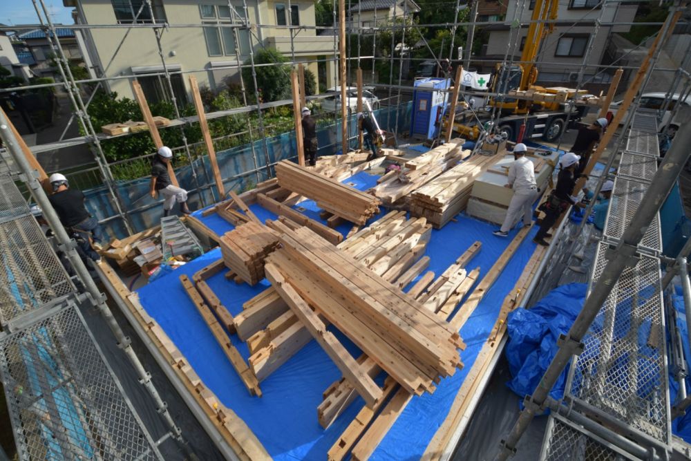 「福岡市城南区07」注文住宅現場リポート④【上棟式】