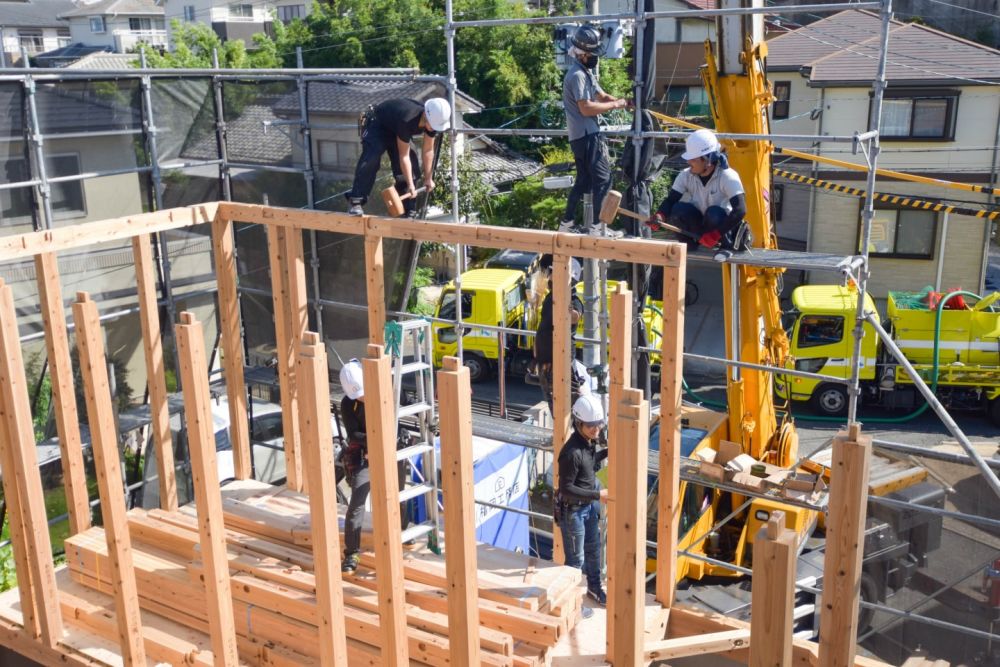 福岡市城南区07　注文住宅建築現場リポート④　～上棟式～