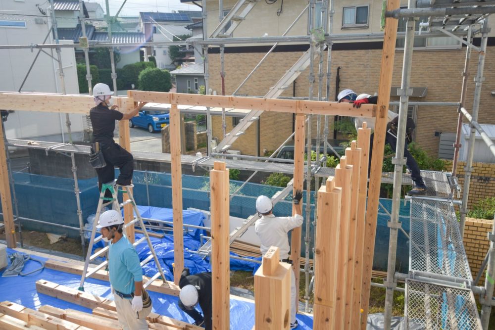 福岡市城南区07　注文住宅建築現場リポート④　～上棟式～