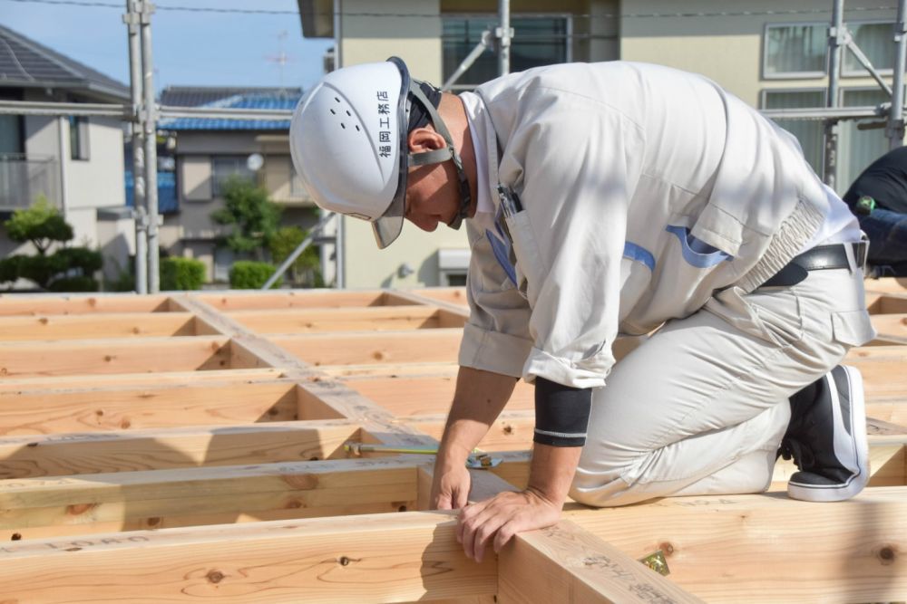 福岡市城南区07　注文住宅建築現場リポート④　～上棟式～