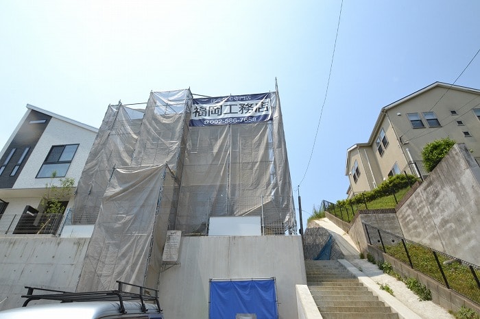 「福岡市南区08」注文住宅現場リポート⑦【木工事】【石膏ボード】