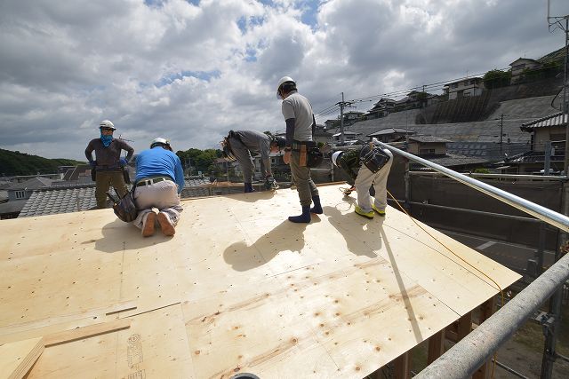 福岡県太宰府市04　注文住宅建築現場リポート⑤　～上棟式～