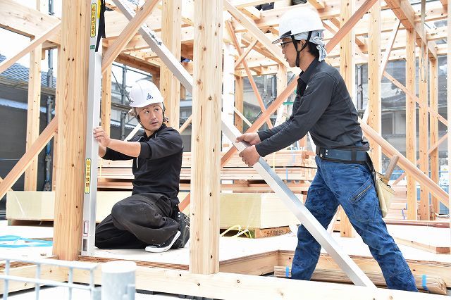 福岡県太宰府市04　注文住宅建築現場リポート⑤　～上棟式～