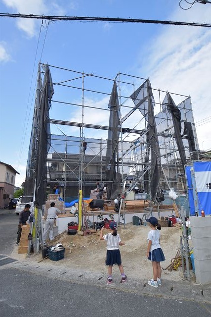 福岡県太宰府市04　注文住宅建築現場リポート⑤　～上棟式～