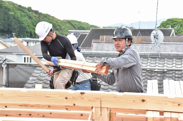 「太宰府市04」注文住宅現場リポート⑤【上棟式】