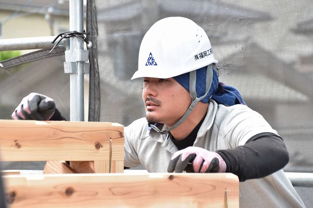 福岡県太宰府市04　注文住宅建築現場リポート⑤　～上棟式～