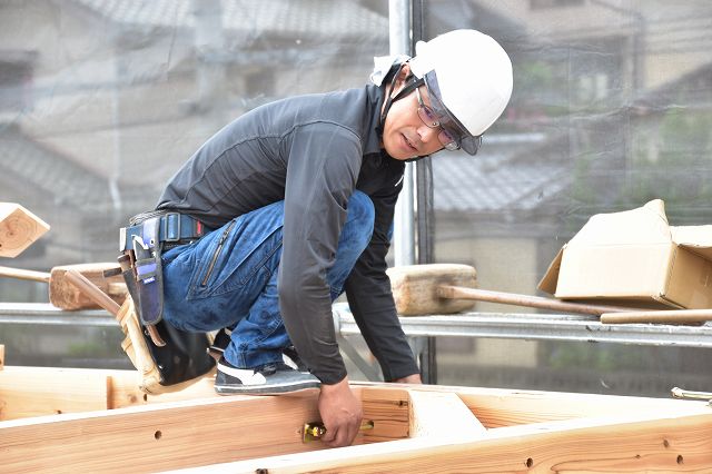 福岡県太宰府市04　注文住宅建築現場リポート⑤　～上棟式～