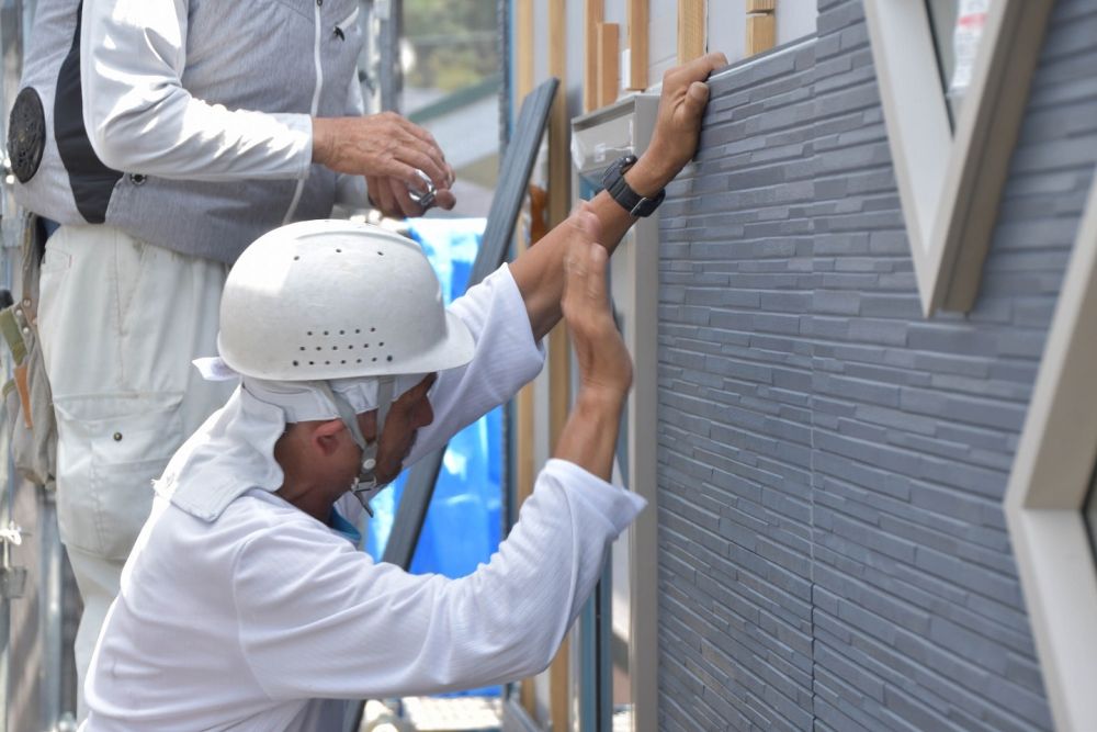「福岡市早良区東入部01」注文住宅現場リポート⑥【外装工事】【サイディング】