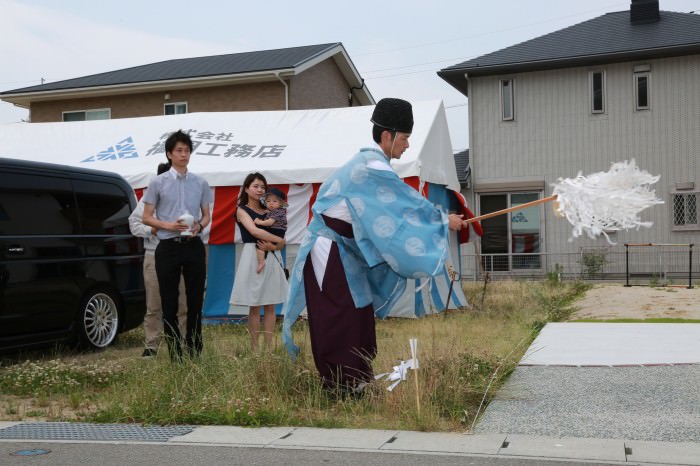 福岡県福津市02　注文住宅建築現場リポート①　～地鎮祭～