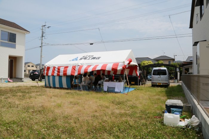 福岡県福津市02　注文住宅建築現場リポート①　～地鎮祭～