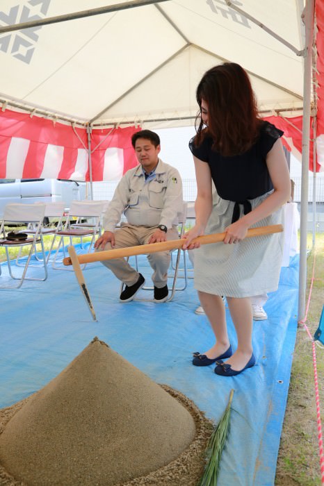 福岡県福津市02　注文住宅建築現場リポート①　～地鎮祭～