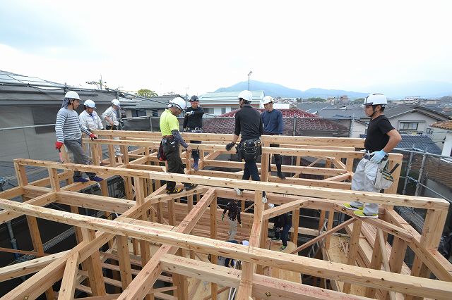 「福岡市早良区04」注文住宅現場リポート④【上棟式】